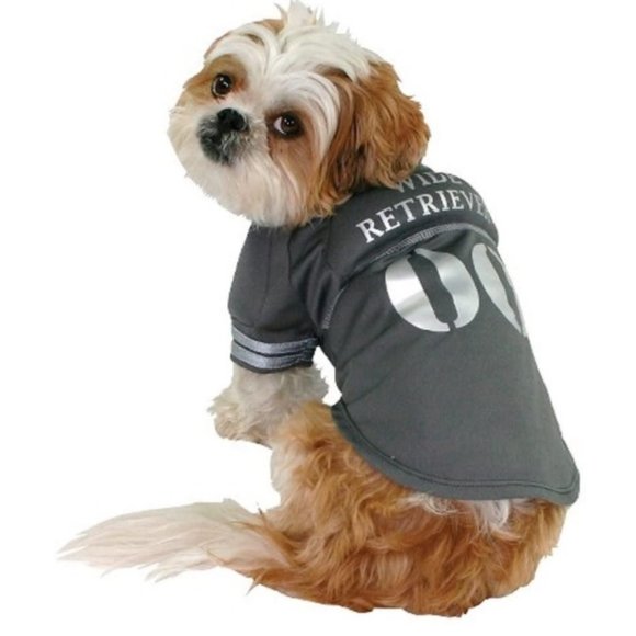 Dog Football Player Wide Retriever Padded Halloween Costume Size XS tshirt  NWT - Picture 1 of 1